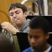 Tappan Middle School eight grader Cooper Vettorello plays a french horn during band rehearsal at Tappan on Thursday, Jan. 17. Members of the Tappan band, choir and orchestra are headed to Washington D.C. in June to perform a concert on the steps of the Lincoln Memorial to commemorate the 50th anniversary of Martin Luther King Jr.'s "I have a dream" speech. Melanie Maxwell I AnnArbor.com